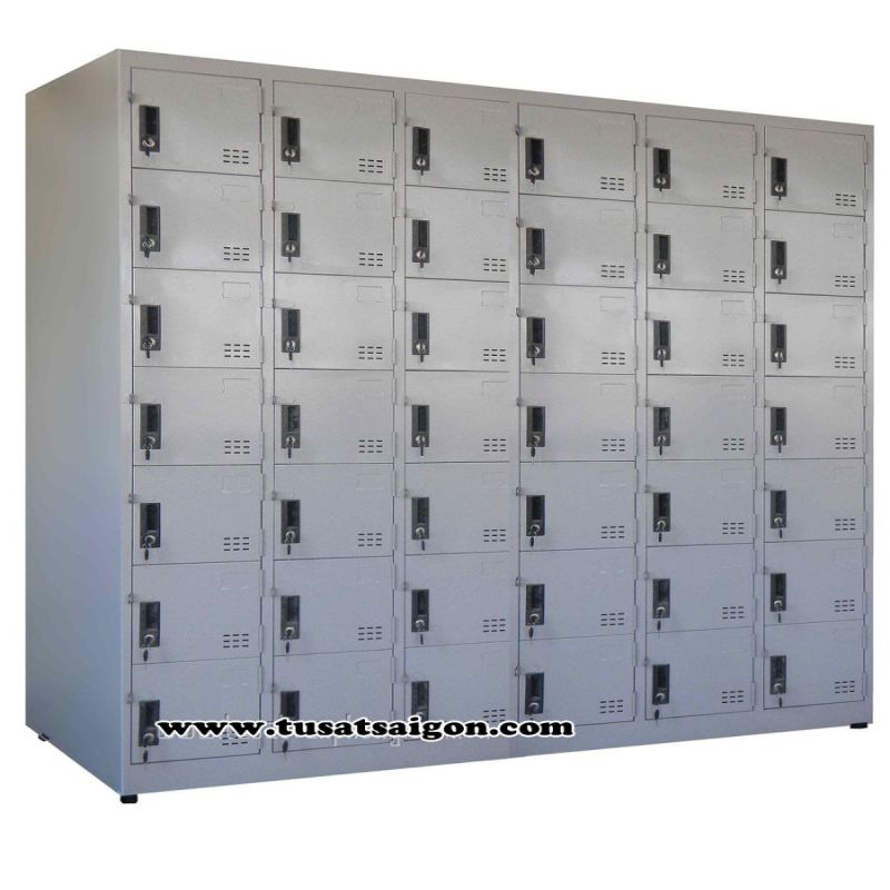 42-door locker cabinet